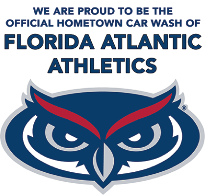 Florida Atlantic Athelitcs OFFICIAL HOME TOWN CAR WASH BOCA RATON